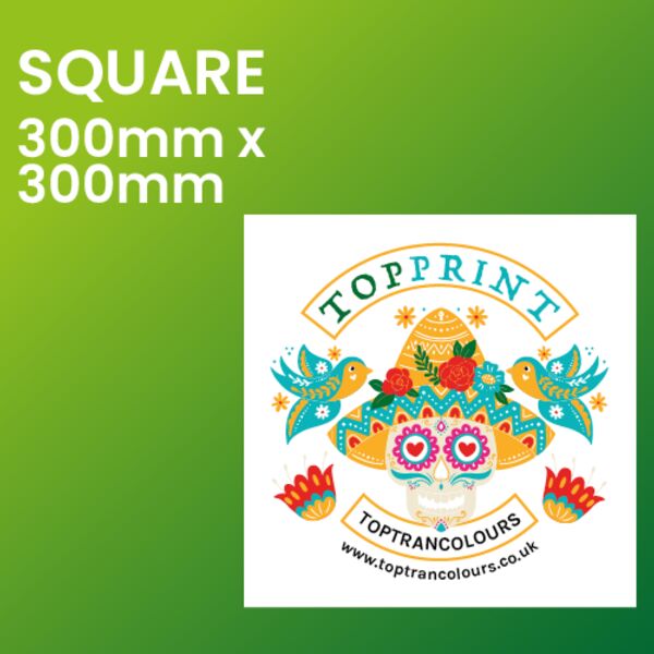 300x300mm Square Custom Transfer Thumbnail