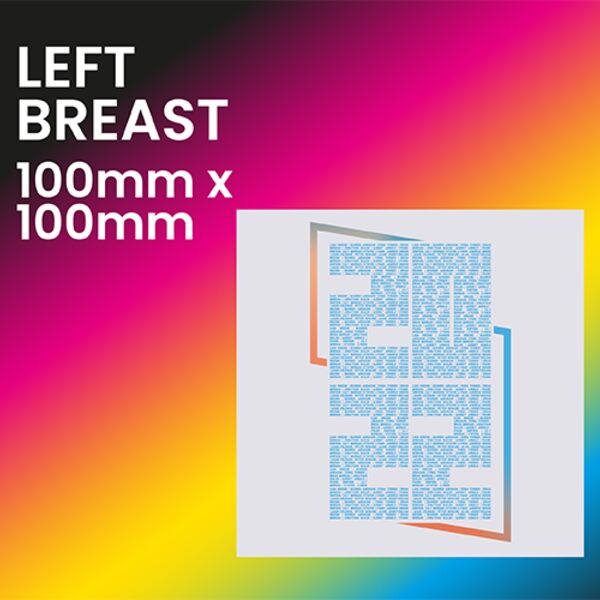 Leavers Special left breast 100mmx100mm Custom Transfer Thumbnail